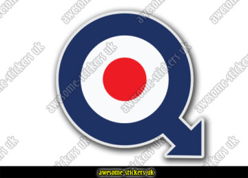 MOD RAF retro moped / scooter stickers