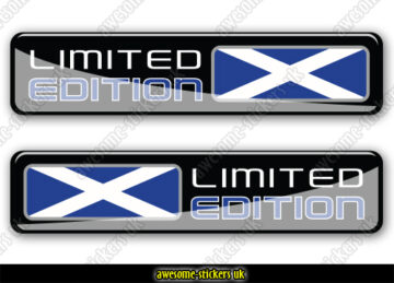 Scottish flag stickers