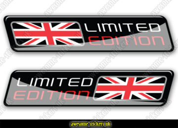 Union Jack flag stickers