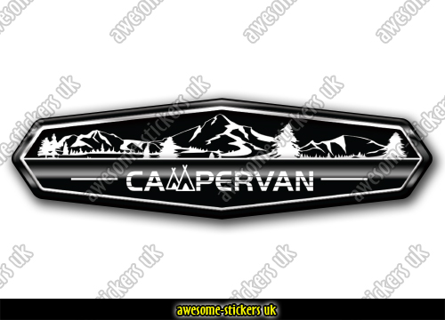thumbnail image 2 of Mazda Bongo Campervan Graphics – 2x Vinyl Sticker Decals – Waterproof – UK Made 2 of 6