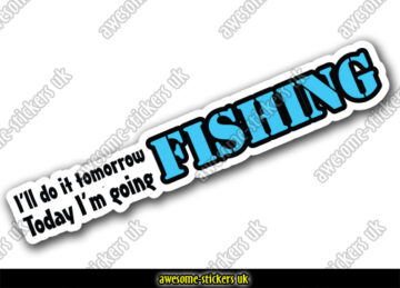 Fishing stickers - Awesome Stickers UK