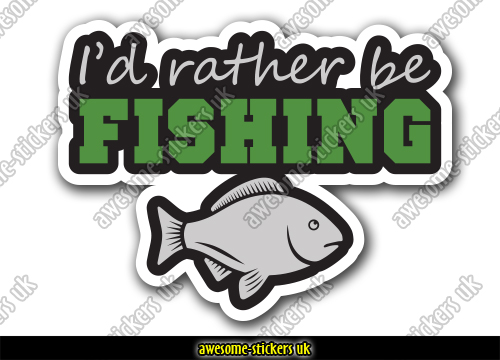 Fishing' Sticker
