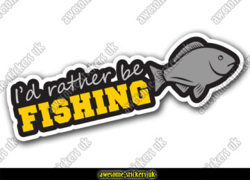Fishing stickers