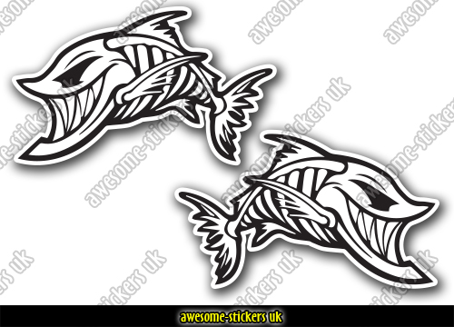 Fishing stickers 022 - Awesome Stickers UK