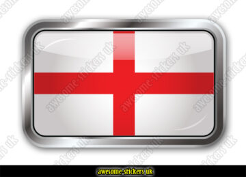 England flag stickers (St George Cross)