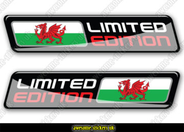 Welsh Flag stickers