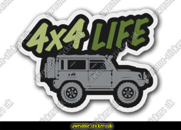 4x4 Decal / Sticker Design 11