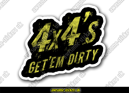 4x4 off-road stickers 037 - Awesome Stickers UK