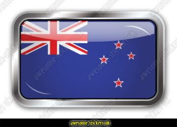 Worldwide country flag stickers
