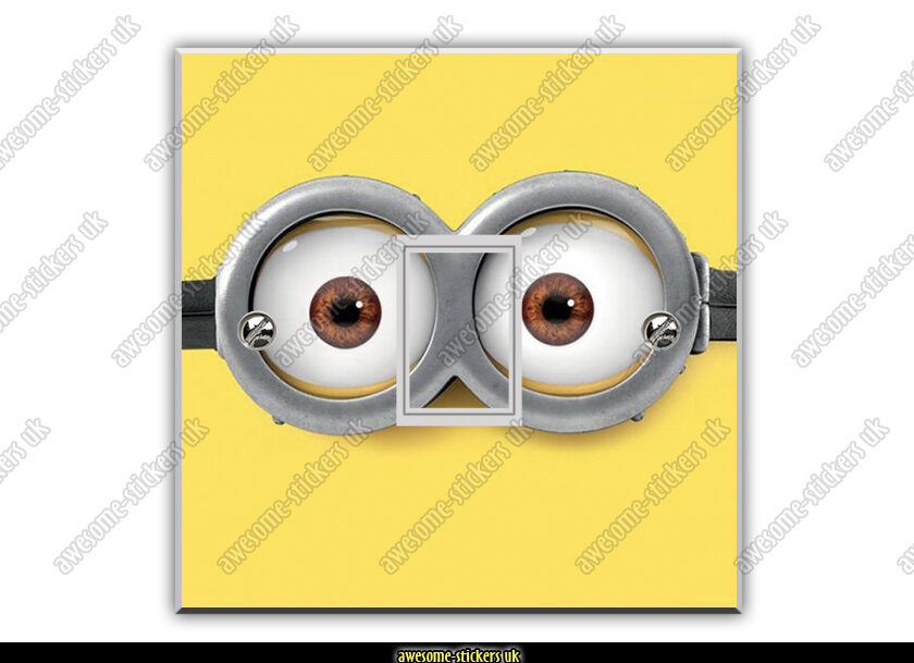 Light switch sticker 019 MINIONS Awesome Stickers UK