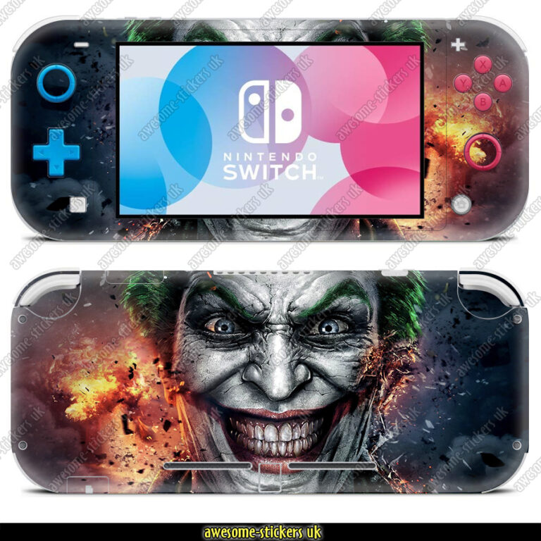 Nintendo Switch LITE skins 108 JOKER Awesome Stickers UK