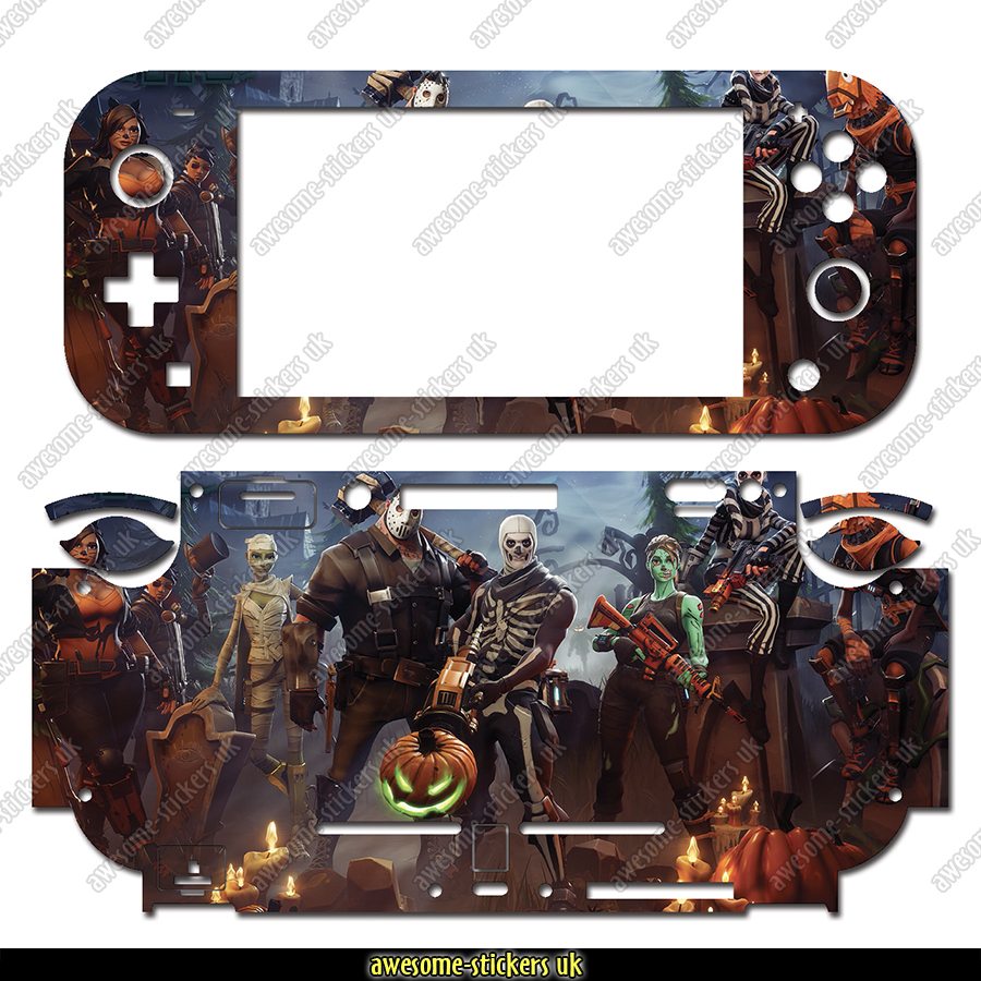 Nintendo Switch LITE skins 203 - FORTNITE - Awesome Stickers UK