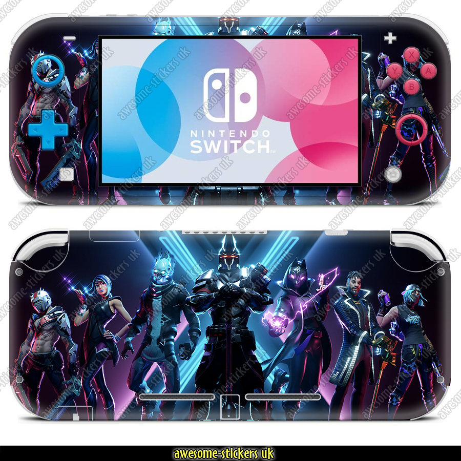 Nintendo Switch LITE skins 203 - FORTNITE - Awesome Stickers UK