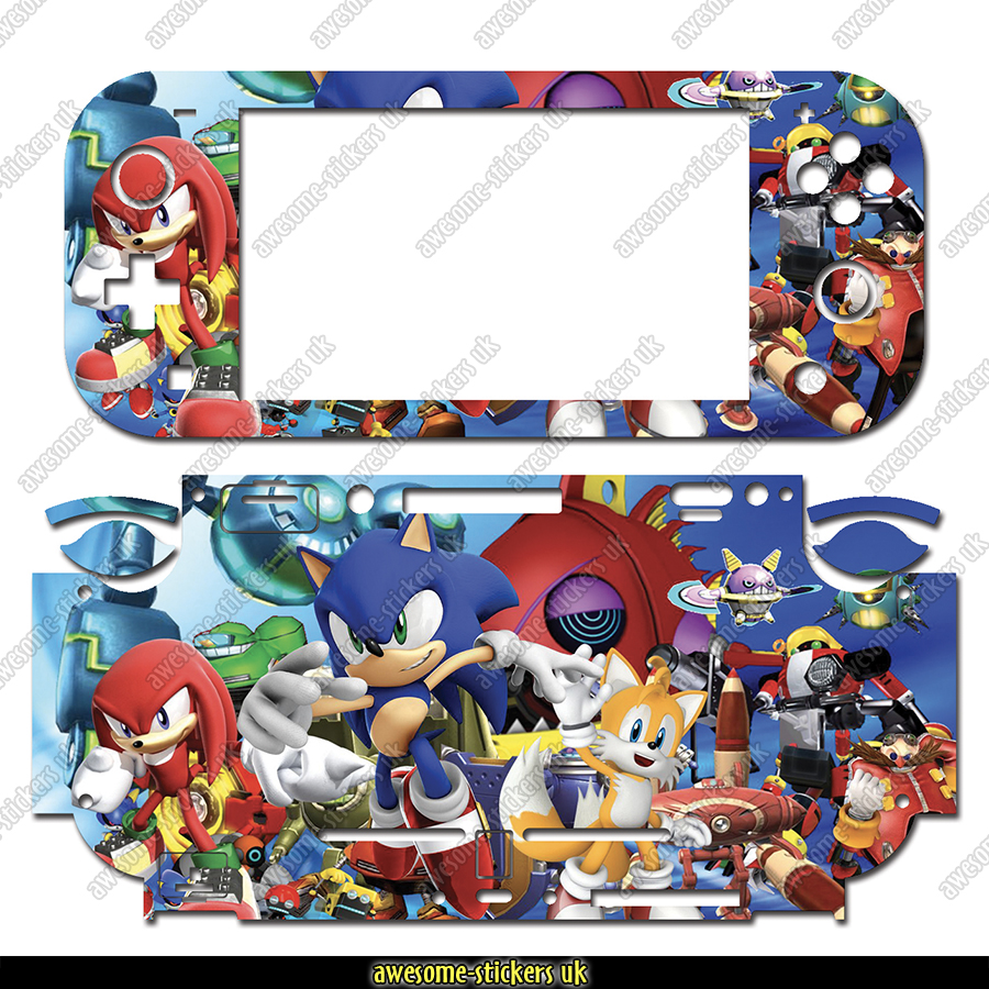 Nintendo Switch LITE skins 210 - SONIC - Awesome Stickers UK