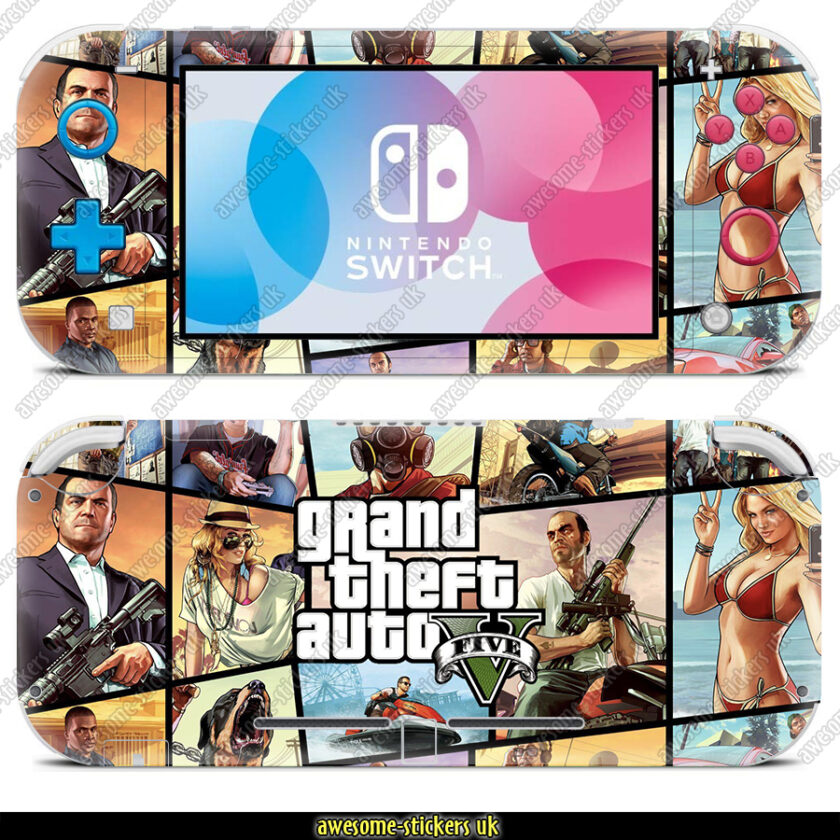 Switch Lite Gta Online Switch Nintendo Switch LITE Skins 222 GTA