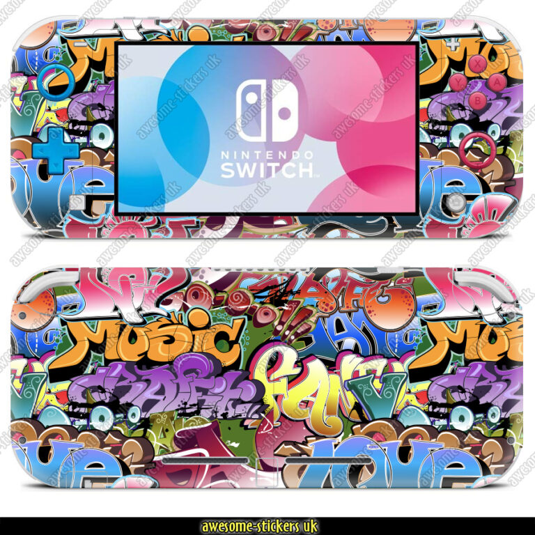 Nintendo Switch LITE stickers 606 GRAFFITI