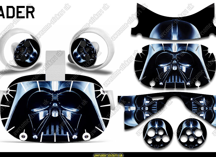 Oculus Quest 2 vinyl sticker wrap 006 DARTH VADER Awesome Stickers UK