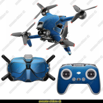 DJI FPV skin 016 - Metallic blue (satin)