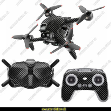 DJI FPV skin 017 - Carbon fibre