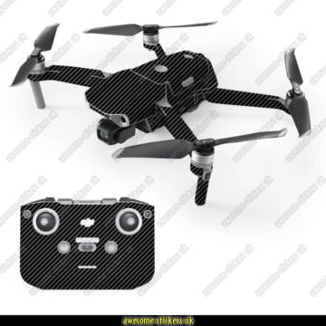 DJI Mavic Air 2 skins 017 - Carbon fibre (satin textured)