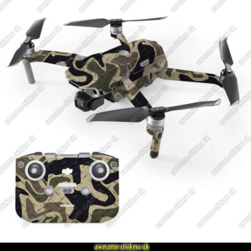 DJI Mavic Air 2 skins 018 - Checker plate camouflage