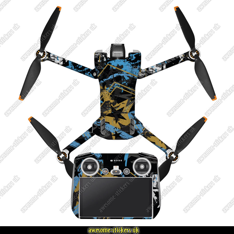 DJI Pro wrap 021 Black & abstract