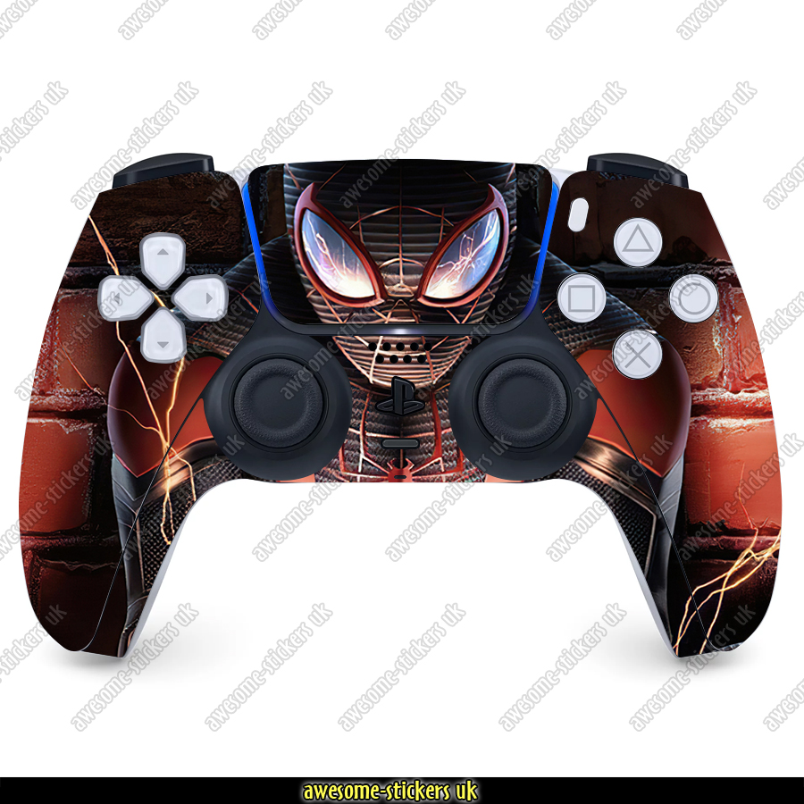 Autocollant Playstation 5 - Stickers PS5 Spiderman Poly