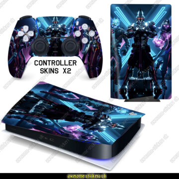 PS5 Console & controllers vinyl skin sticker 304 - FORTNITE