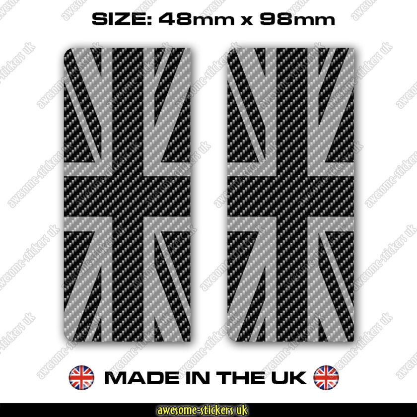 Number plate stickers 056 UK Great Britain flag