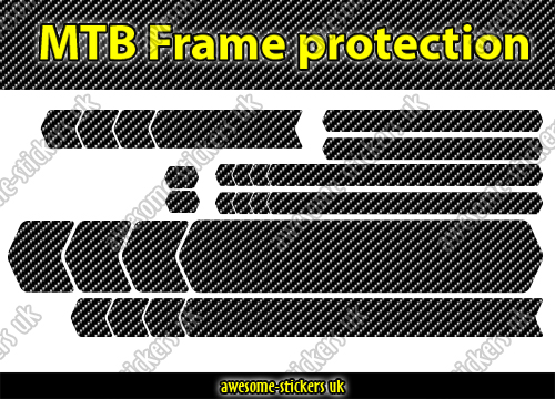 Carbon fibre sticker for bike best sale