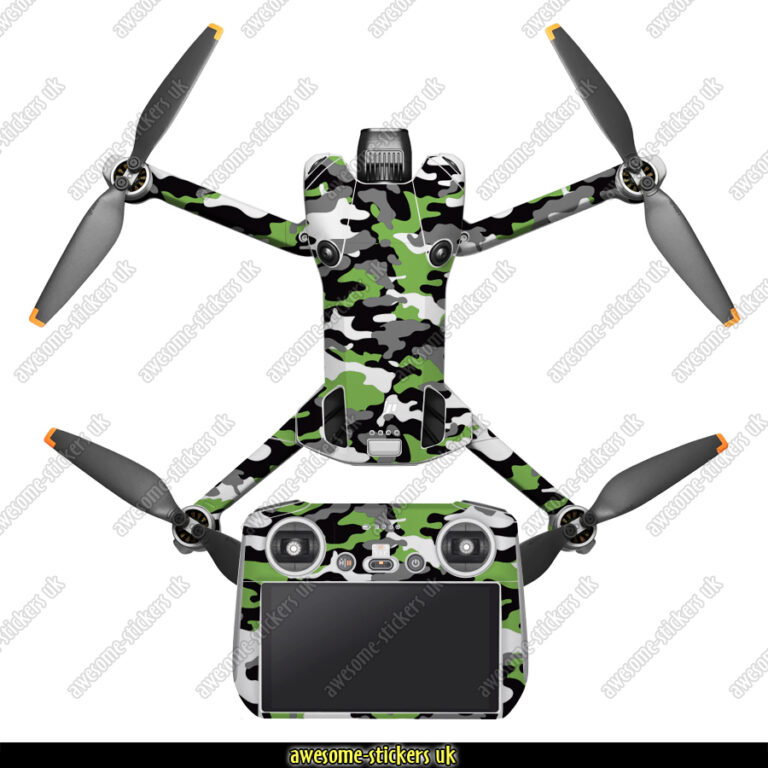 DJI Mini 4 Pro skins 002 - Green Urban Camouflage