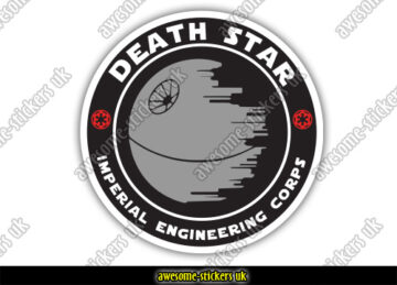 Star Wars 011 - DEATH STAR sticker - Imperial Engineering Corps