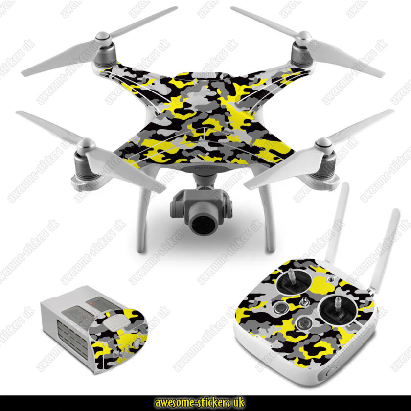 Camouflage Dji Phantom Stickers DJI Phantom Skin 002 Green Urban