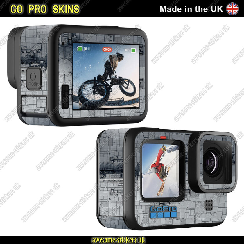 GoPro Hero skins: Black Series 7, 8, 9, 10, 11 & 12 - Awesome Stickers UK